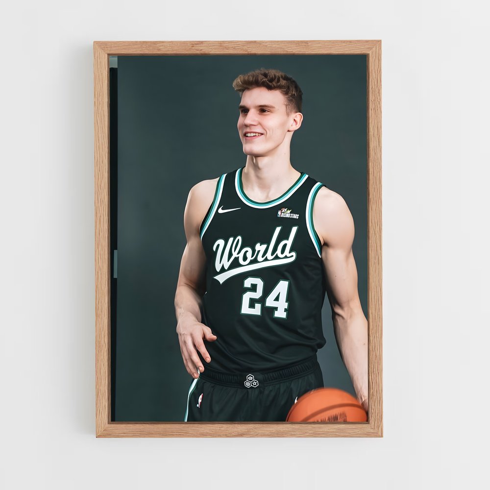 Poster Lauri de markkanen – affiche Basketball (vue 4)